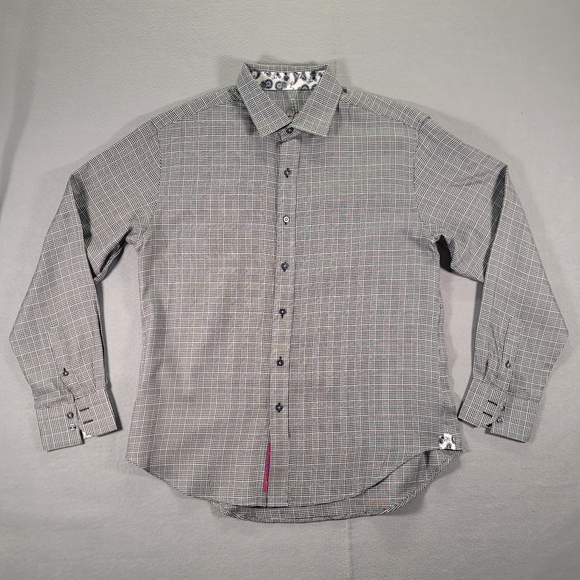 Robert Graham Other - ROBERT GRAHAM Mens Button Down Shirt Knowledge Wisdom Truth Size XL Flip Cuf